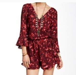 Free People All The Right Ruffles Romper